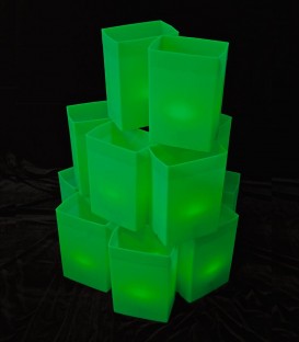 Set of 12 Green Luminaries
