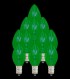Set of 13 Green Replacement C7 Light Bulbs