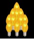 Set of 13 Yellow Replacement C7 Light Bulbs