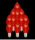 Set of 13 Red Replacement C7 Light Bulbs