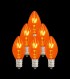Set of 7 Replacement Orange C7 Light Bulbs