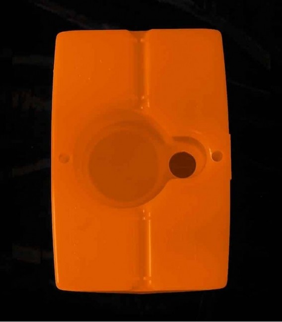 View of Orange Luminary bottom
